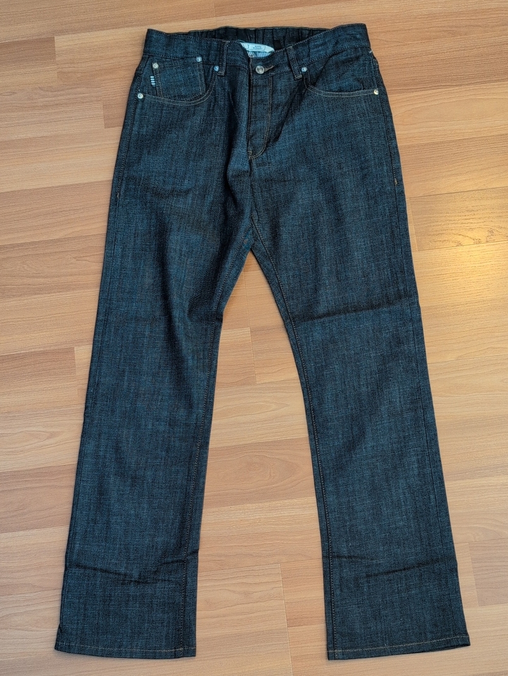 Five Four Mark McNairy Men's Dark Indigo Straight-Leg Jeans